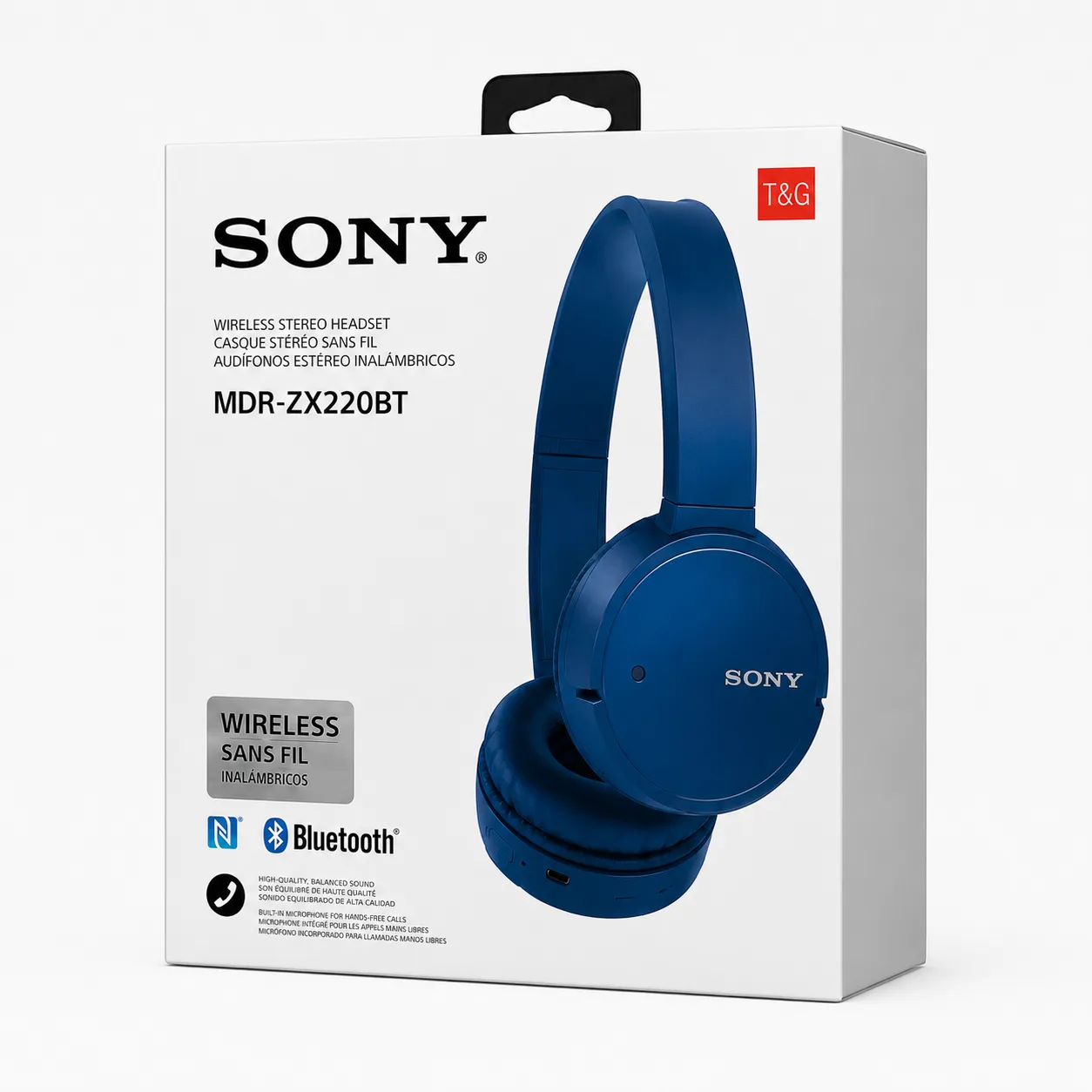 Auriculares inalámbricos SONY MDR-ZX220BT — imagen 3 de 3