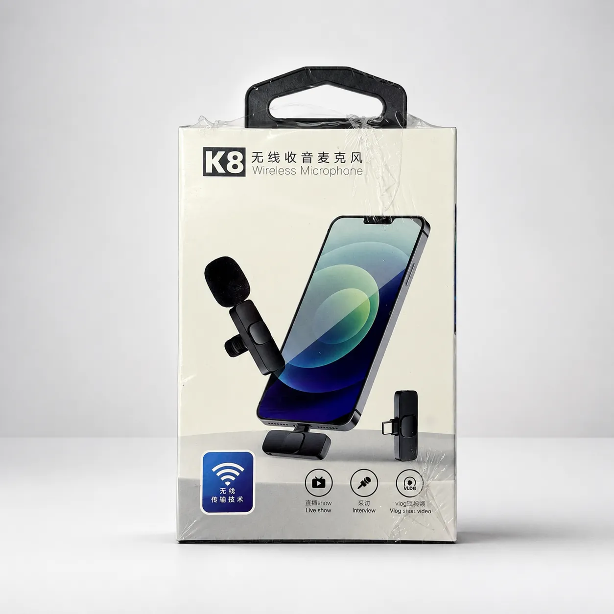 Micrófono inalámbrico K8 para smartphone — imagen 3 de 3