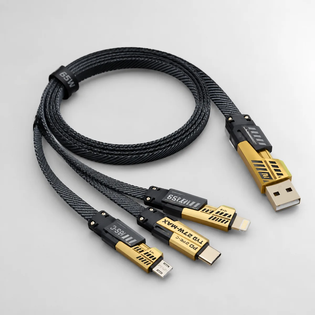 CABLE DOBLE FAST CHARGING 65W 27W